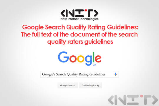 Search Quality Raters guidelines