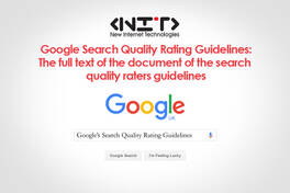 Search Quality Raters guidelines