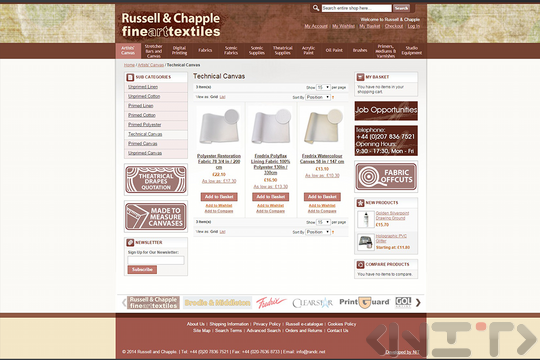 Уеб сайтът на Russell&Chapple_2