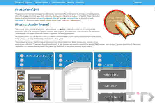 Museum system by NIT-New Internet Technologies Ltd.