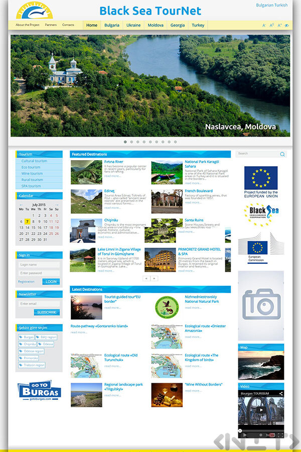Website development for Black Sea Tournet by NIT-New Internet Technologies Ltd_1