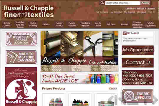 Online store development for Russell&Chapple by NIT-New Internet Technologies Ltd_1