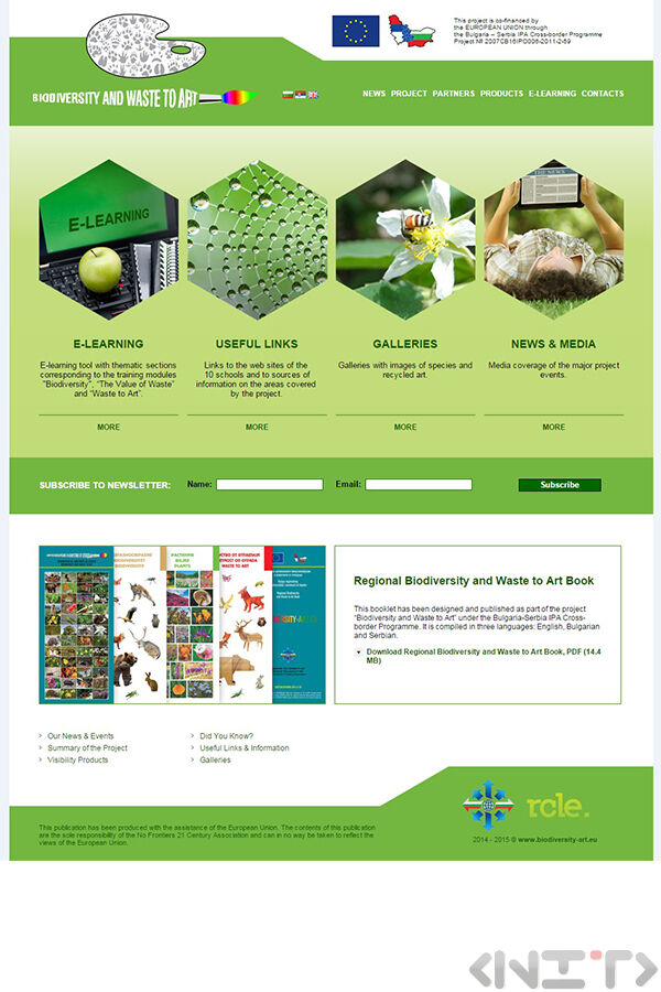 Website development for Biodiversity and Waste to Art by NIT-New Internet Technologies Ltd_1