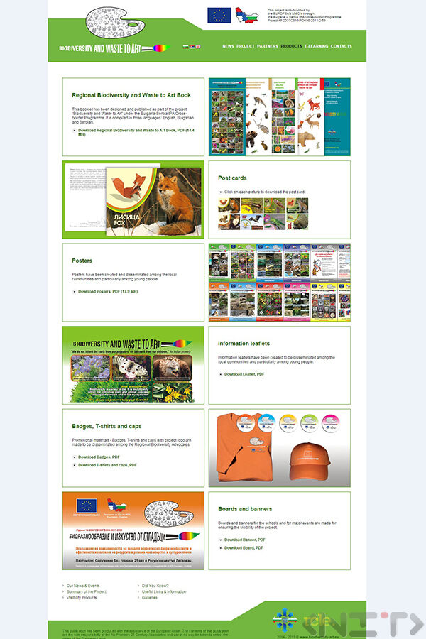 Website development for Biodiversity and Waste to Art by NIT-New Internet Technologies Ltd_2