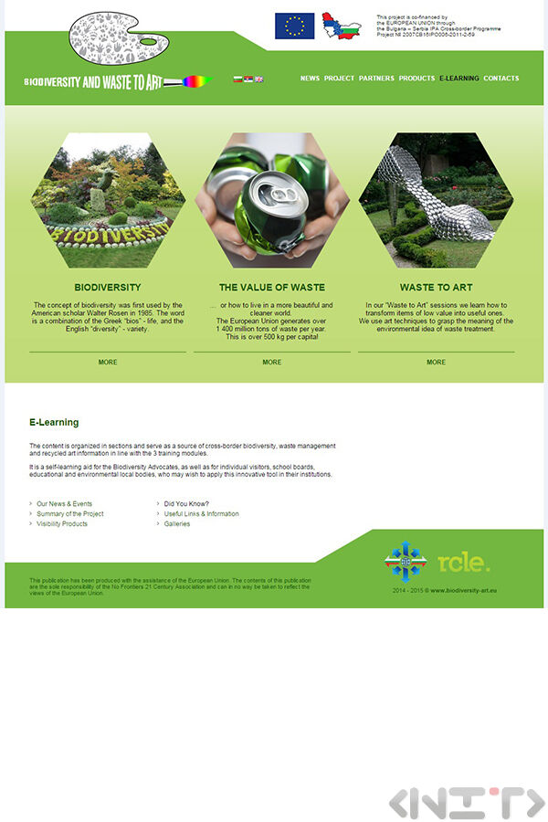Website development for Biodiversity and Waste to Art by NIT-New Internet Technologies Ltd_3