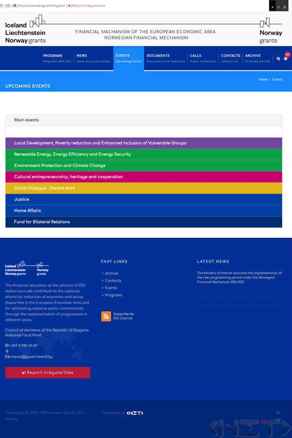 Website development for Financial Mechanism of the EEA and NFM by NIT-New Internet Technologies Ltd_3