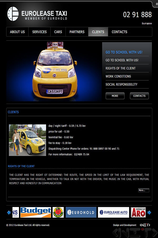 Website development for Eurolease Taxi by NIT-New Internet Technologies Ltd_3
