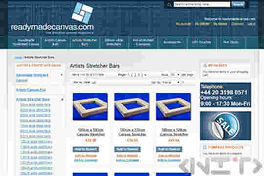 Изработка на онлайн магазин Readymadecanvas от НИТ-Нови Интернет Технологии ЕООД_2