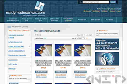 Изработка на онлайн магазин Readymadecanvas от НИТ-Нови Интернет Технологии ЕООД_3