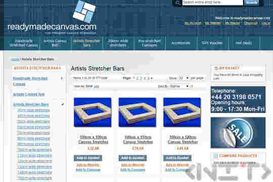 Online Store development for Readymadecanvas.com by NIT-New Internet Technologies Ltd_2