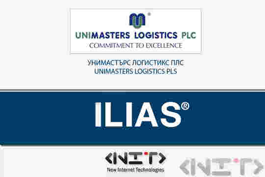 Доставка на система за дистанционно обучение ILIAS за клиент Юнимастър Лоджистикс от НИТ-Нови Интернет Технологии ЕООД.