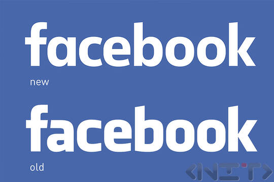 The social network Facebook has new logo